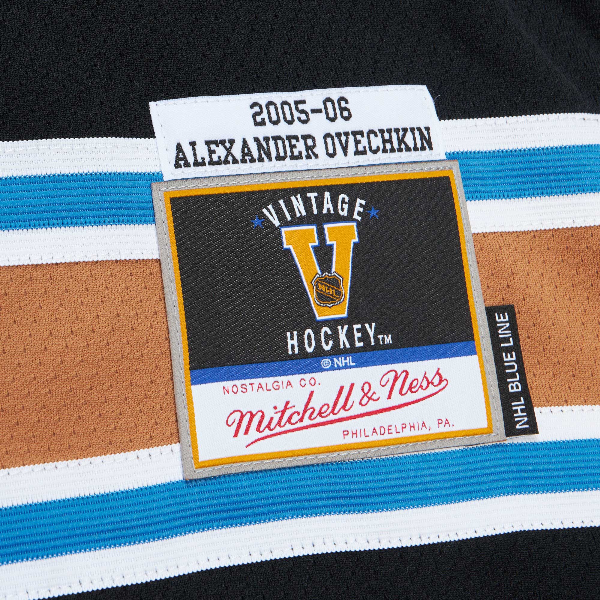 Alexander Ovechkin Washington Capitals Mitchell & Ness  2005/06 Blue Line   Jersey – Black