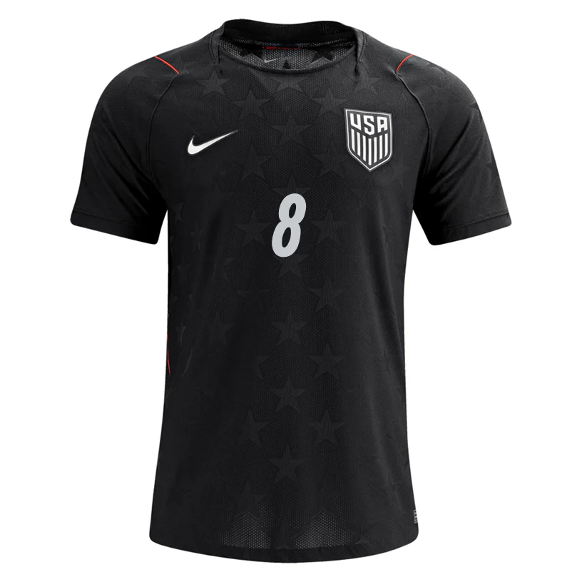 Nike Men's Mckennie United States Match Authentic Away Jersey 2026 (Dark Obsidian/Pure Platinum)