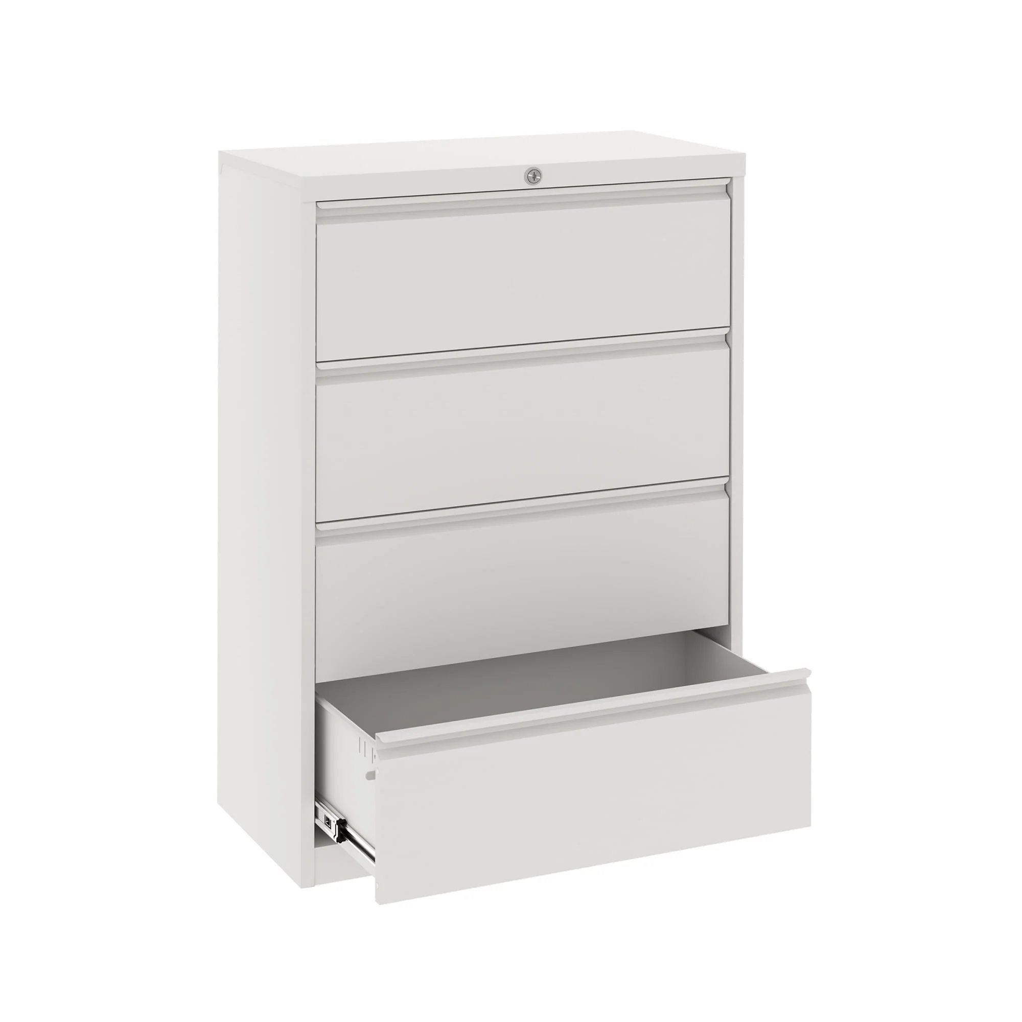 AOBABO 3 Drawer Metal Lateral File Storage Cabinet,Letter/Legal/A4 Size Locking Steel Filing Storage Cabinet for Office,Black,Assembly Required
