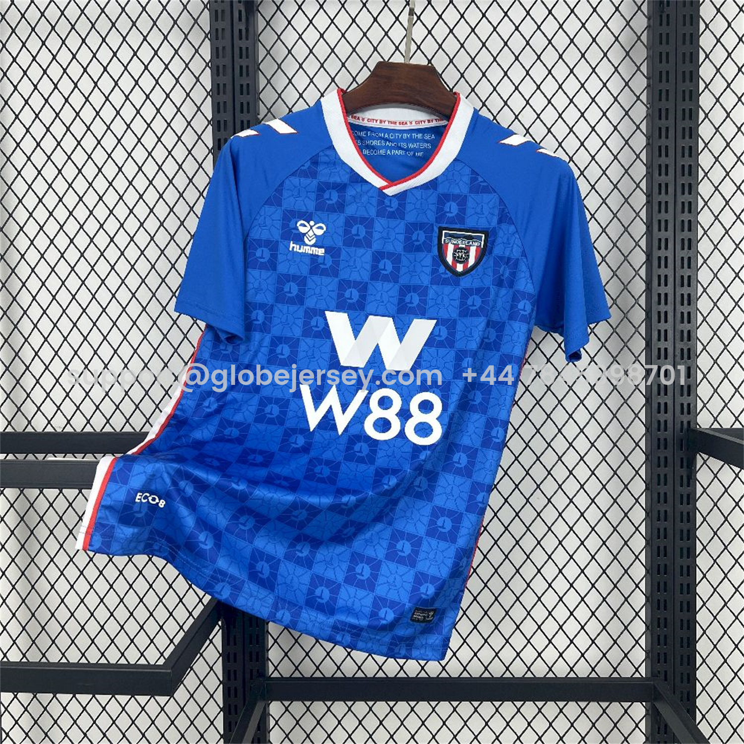 Sunderland 25-26 Away Blue Jersey - Fans Version