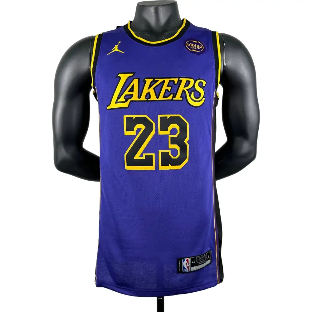 Embroidered 23rd season Lakers flying man style No. 23 James