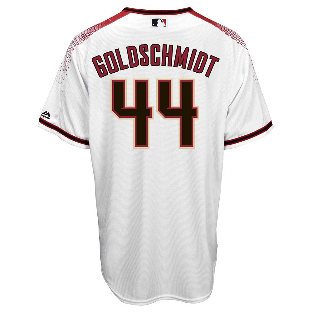 Men's Arizona Diamondbacks Paul Goldschmidt Replica Home Jersey - White