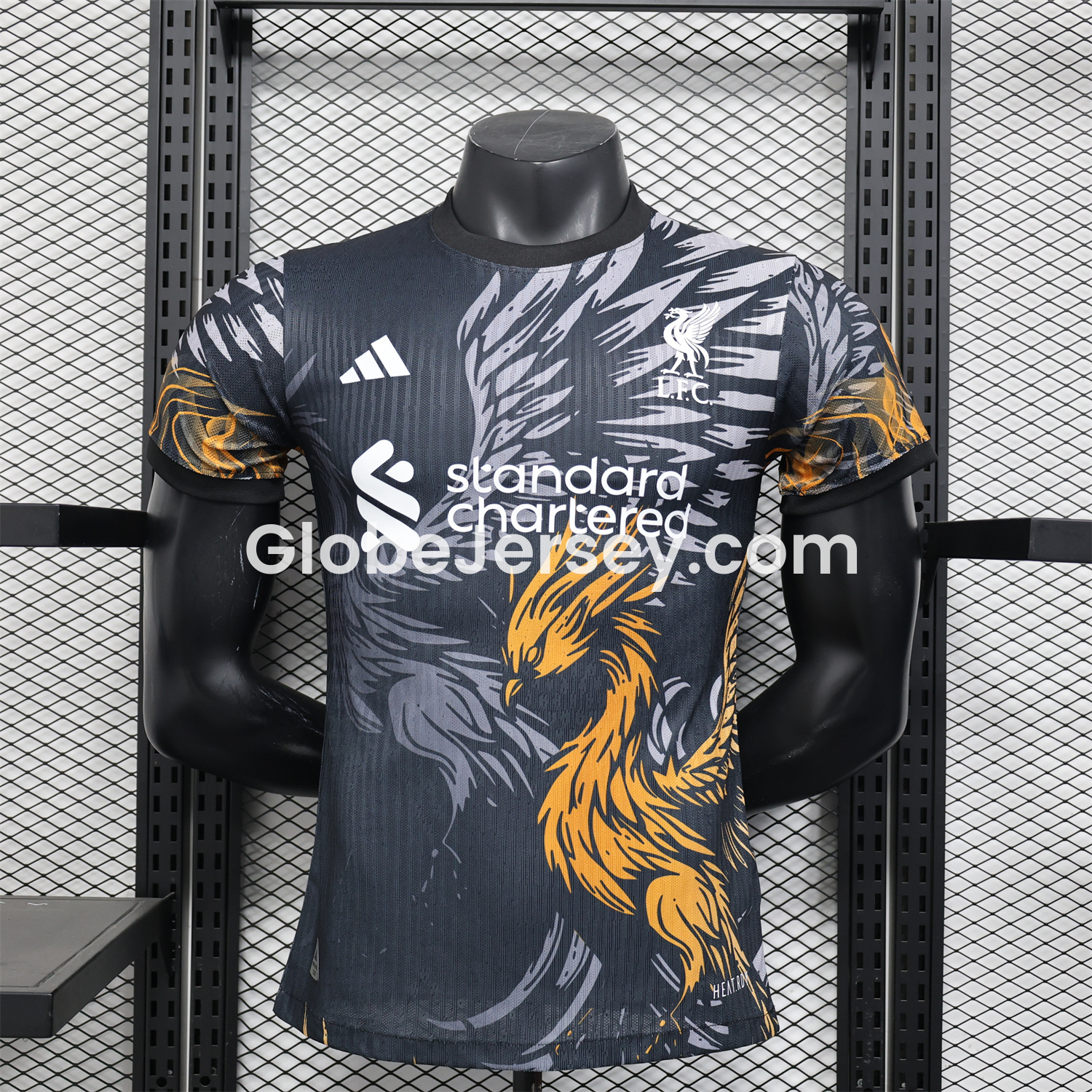 Liver.pool 25-26 Orange Liver.pool Bird Black Special Jersey - Player Version