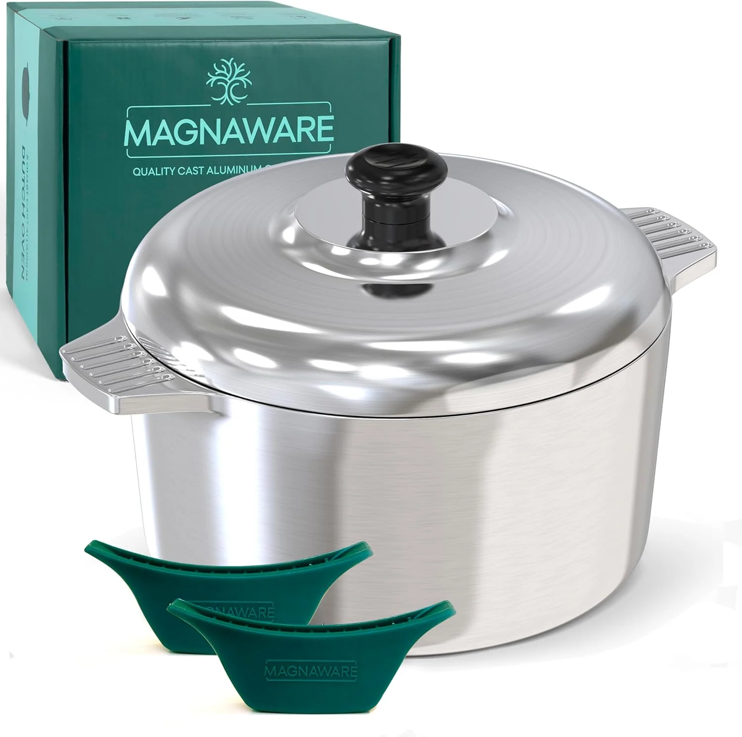 Magnaware 3qt Rust-Resistant Cast Aluminum Dutch Oven