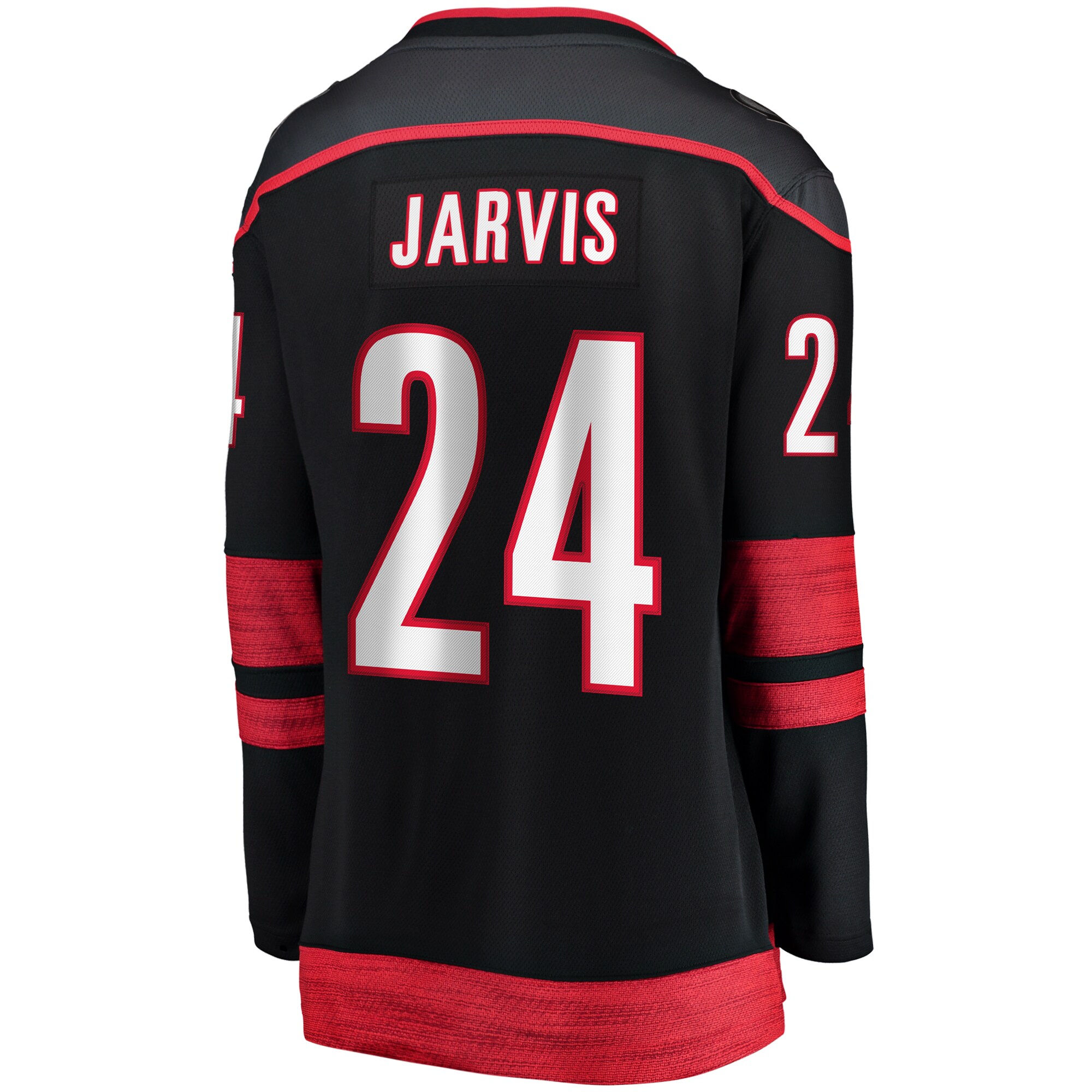 Seth Jarvis Carolina Hurricanes Fanatics Women’s Home Breakaway   Jersey – Black