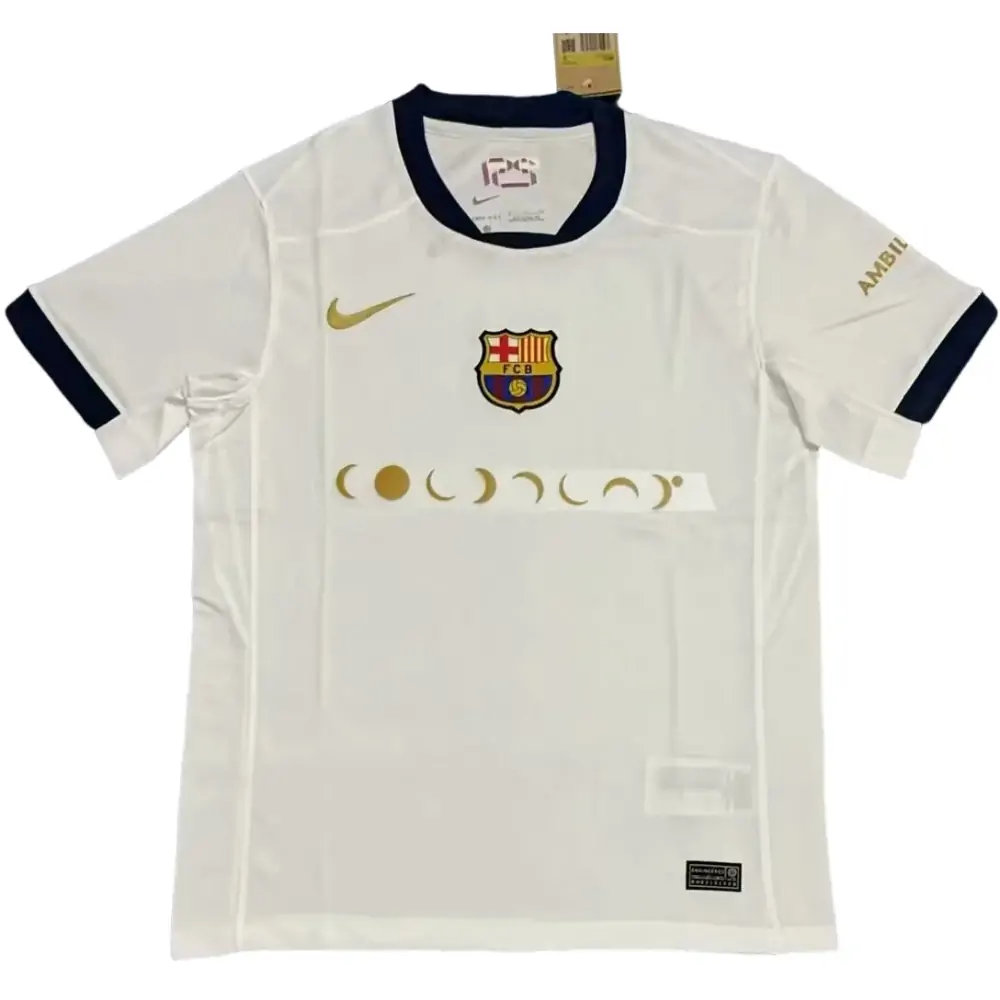 2025-26 Season - Barcelona White Moon Advertising - Jersey - Fan Edition