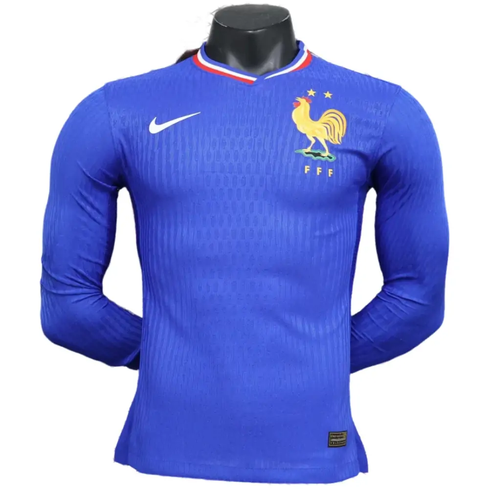 2024/25 France home player version long-sleeved jersey