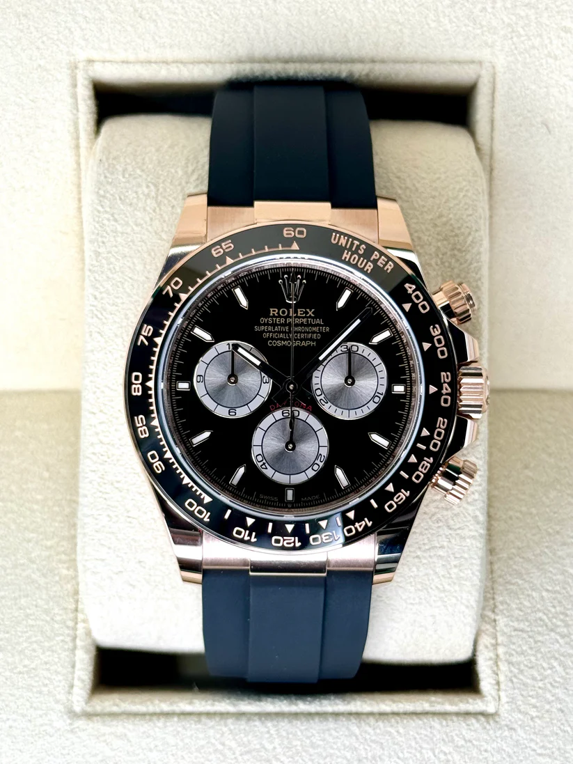 【Super Clone】Rolex Cosmograph Daytona Black Ceramic Bezel Men's Watch m126515ln-0002