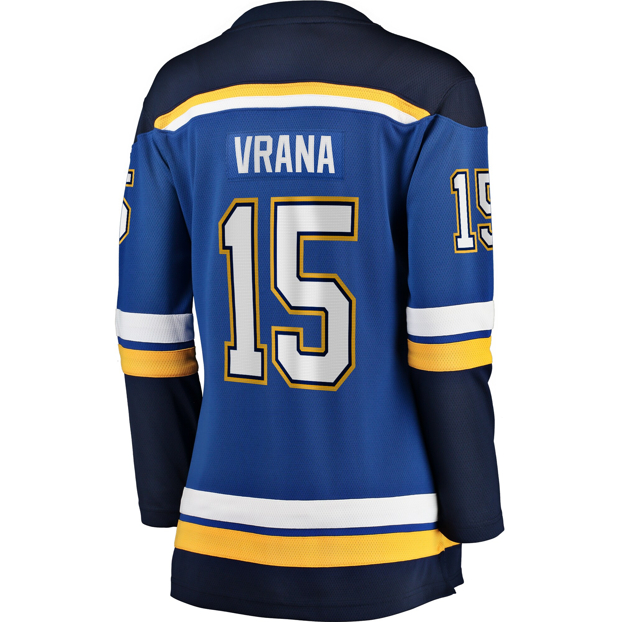 Jakub Vrana St. Louis Blues Women’s Fanatics Home Breakaway Jersey – Blue
