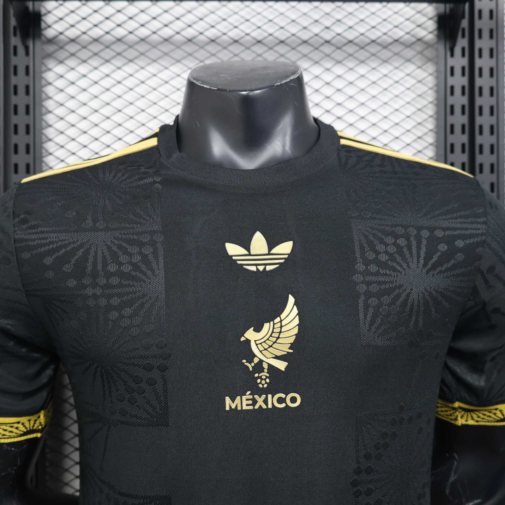 2025 Player Version Mexico Special Edition Gold Cup Black Football Shirt 1:1 Thai Quality