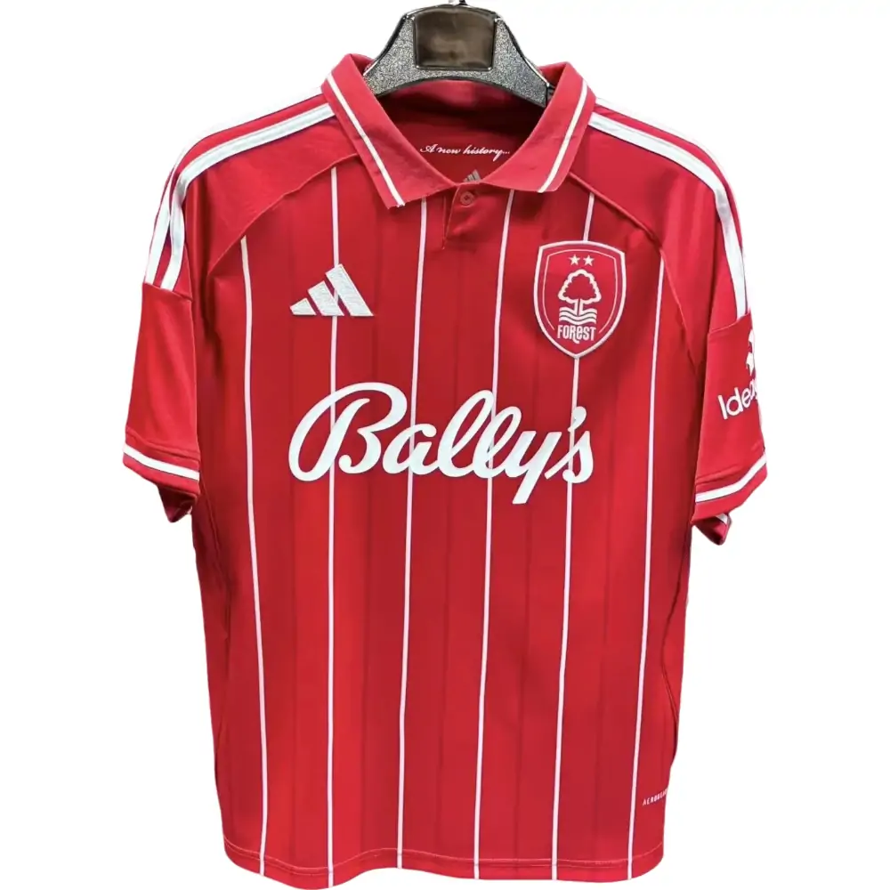 2025-26 Nottingham Forest Home Jersey - Fans Edition