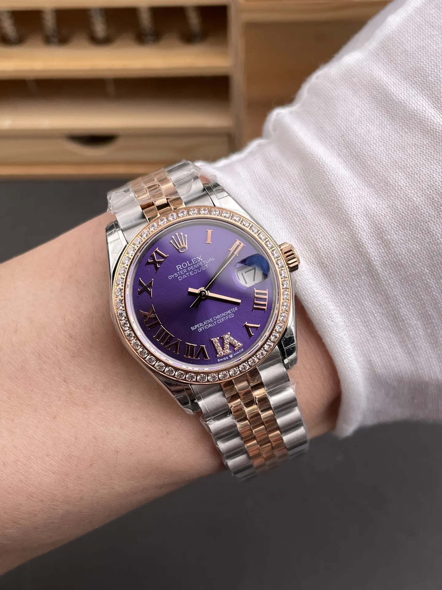 Rolex Datejust Rose Gold Ladies 31mm