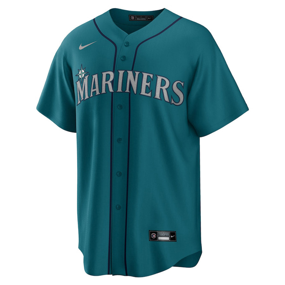 Men's Seattle Mariners Julio Rodriguez Cool Base Replica Alternate Jersey - Aqua