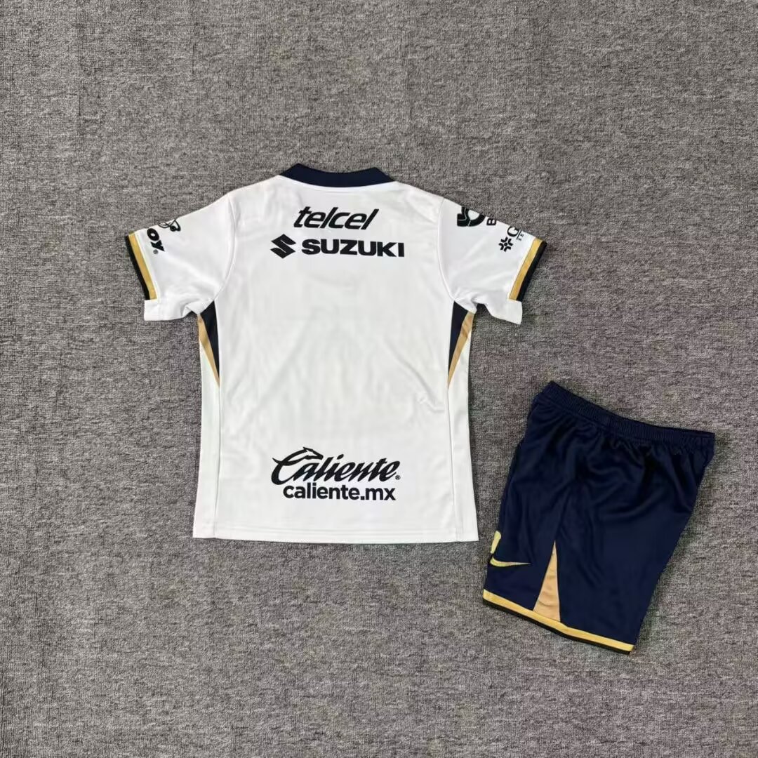 2025-26 Pumas Home Jersey Children's Set - Fans Edition