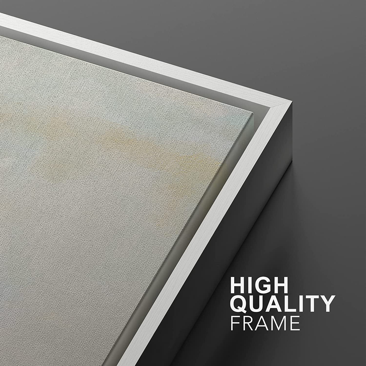 IDEA4WALL Framed Canvas Print Wall Art Set of 2 Watercolor Pastel Duotone Tan Landscape Abstract Modern Art Multicolor Contemporary Artwork for Bedroom, Office - 16