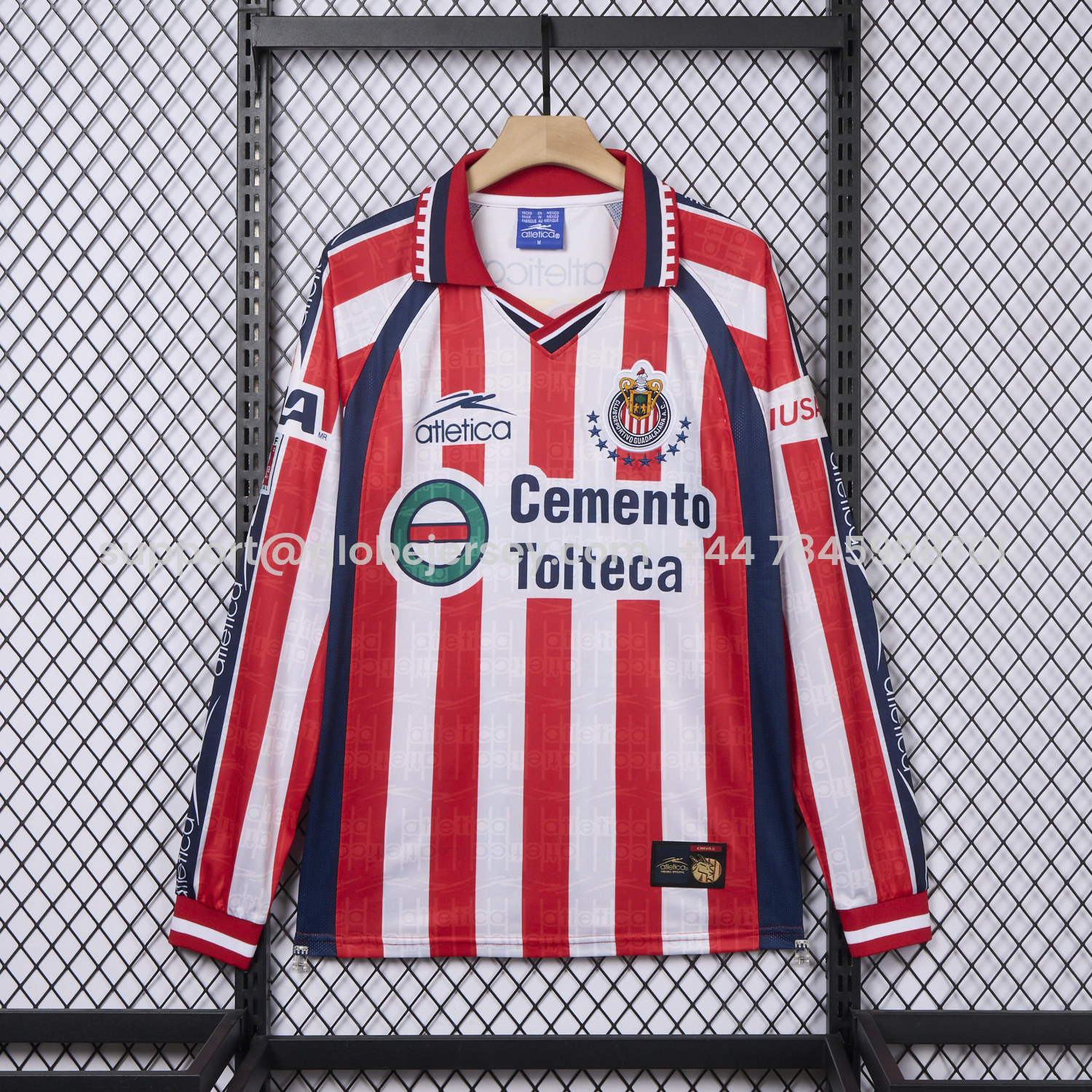 Retro Chivas de Guadalajara 1999-00 Home Long Sleeves Jersey