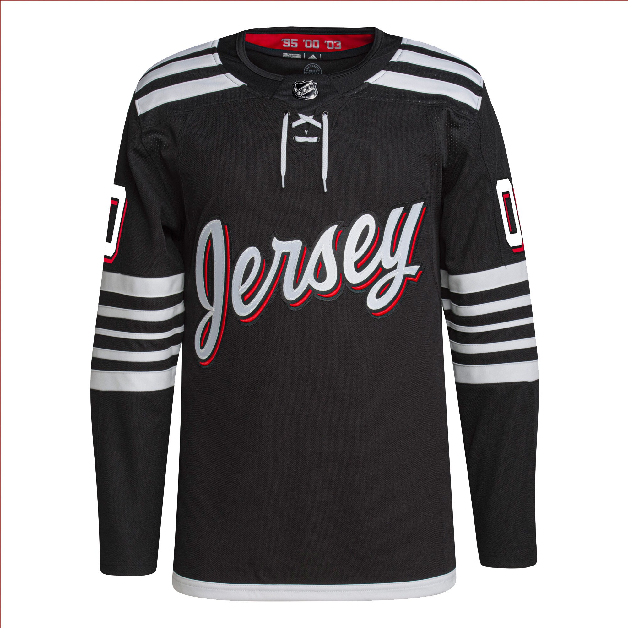 New Jersey Devils   Alternate 2021/22 Primegreen  Custom Jersey – Black