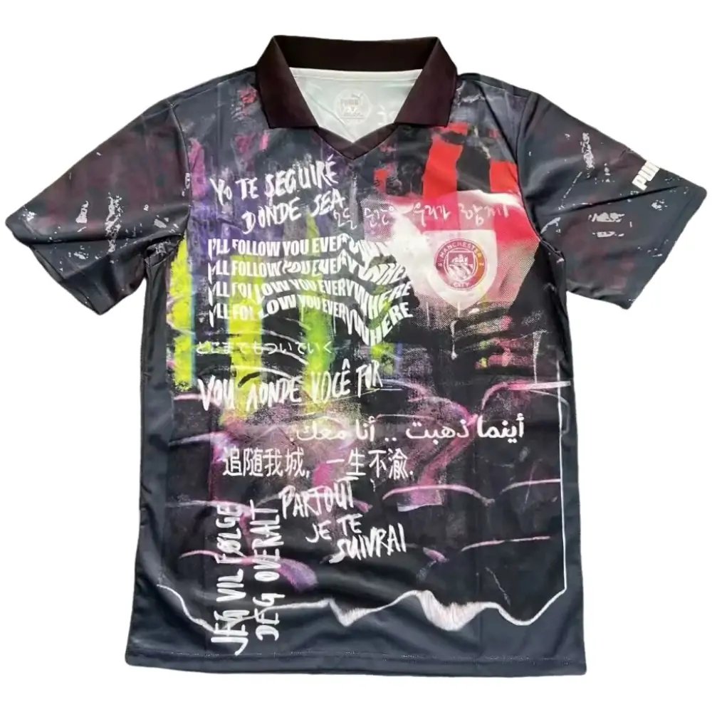 2025-26 Season - Manchester City Special Edition Black - Jersey - Fan Edition