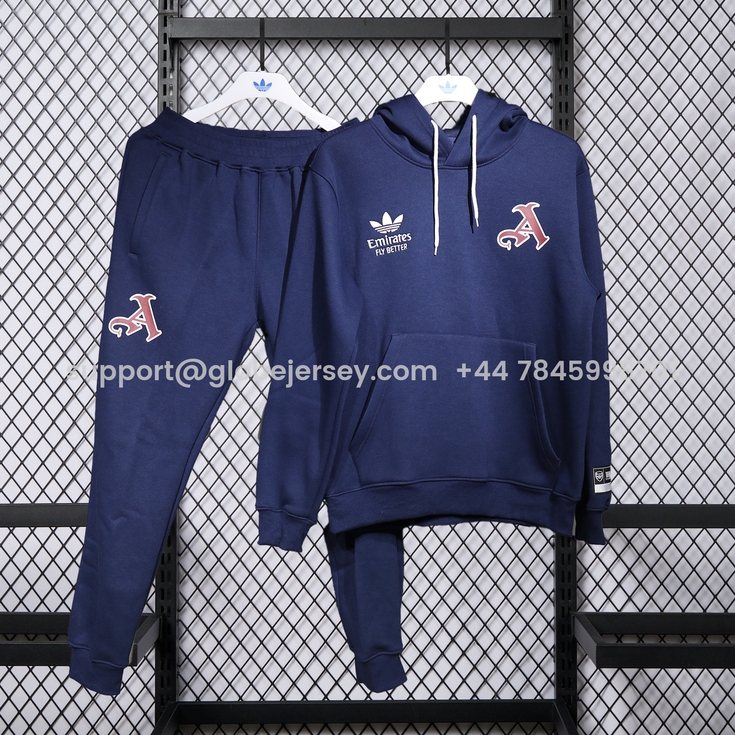 Arsenal 25-26 Pure Color Training Set - Dark Blue Top and Dark Blue Pants