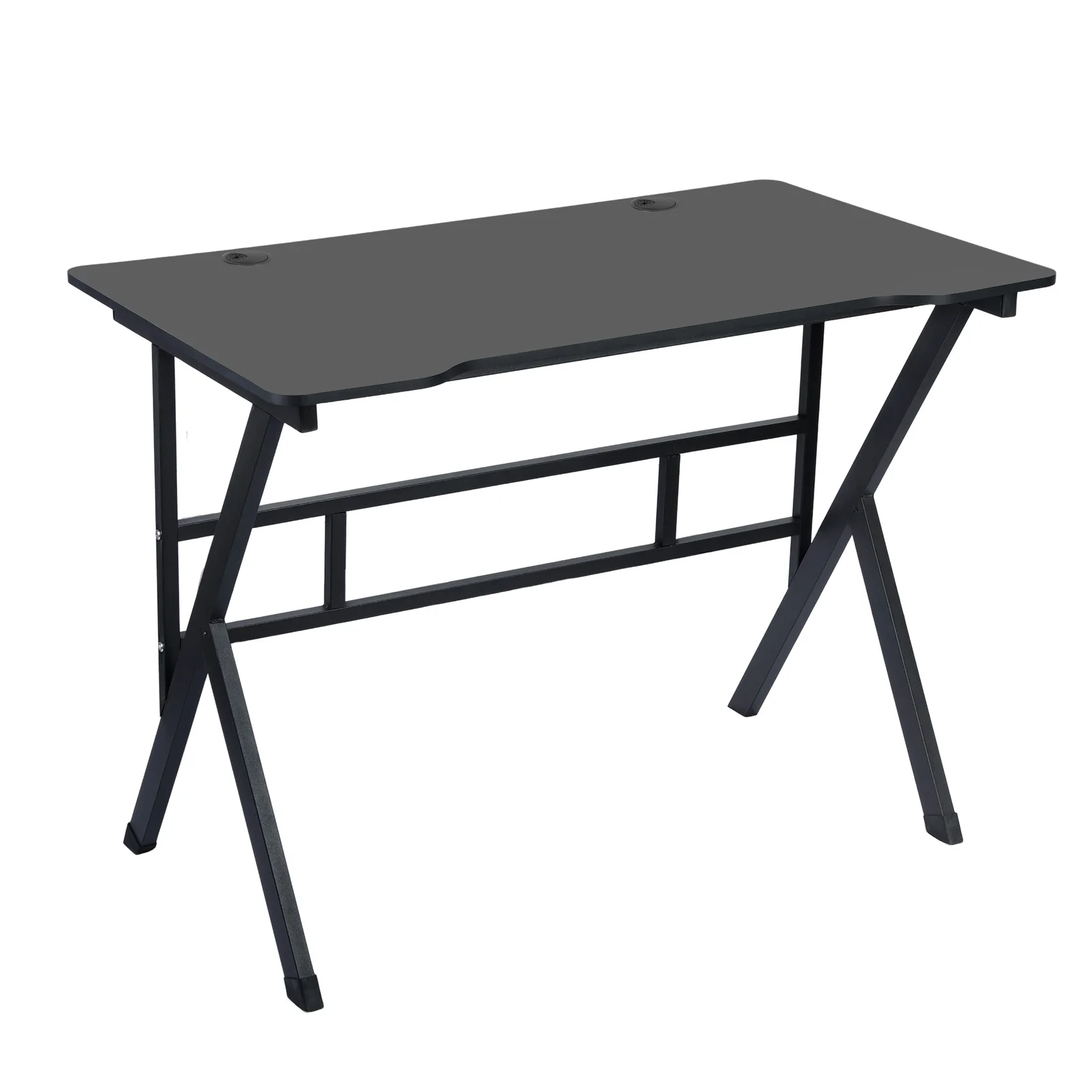 StarBay Gamer Desk Computer Desk Sturdy PC Workstation Desk for Home Office with Cable Holes, Ergonomic Design