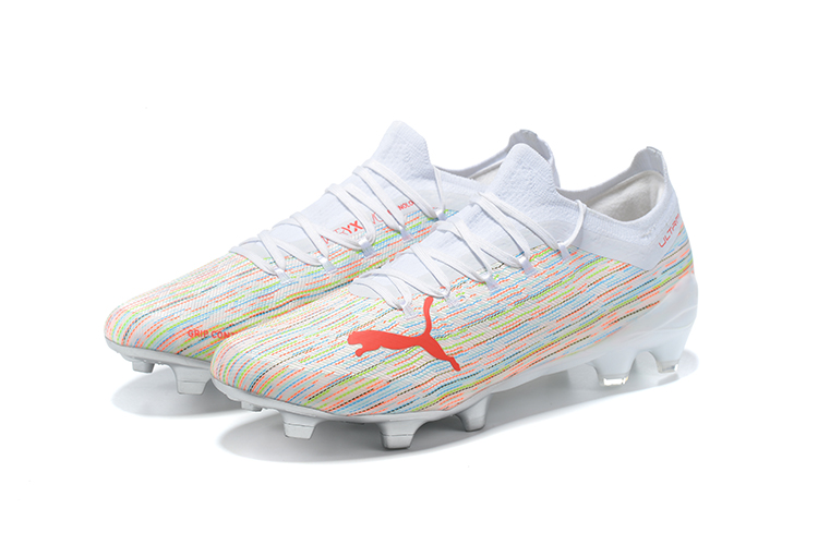 Fully knitted waterproof FG football shoes