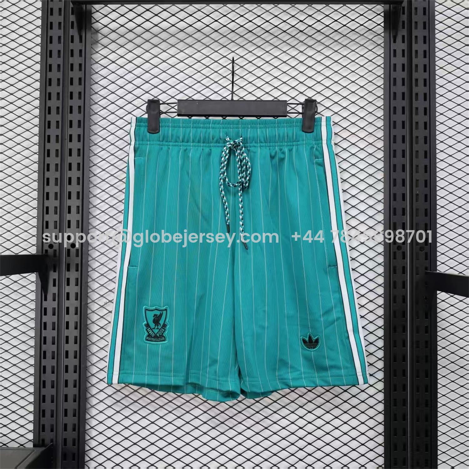 Liver.pool 25-26 Trefoil Cyan Travel Shorts - Player Version