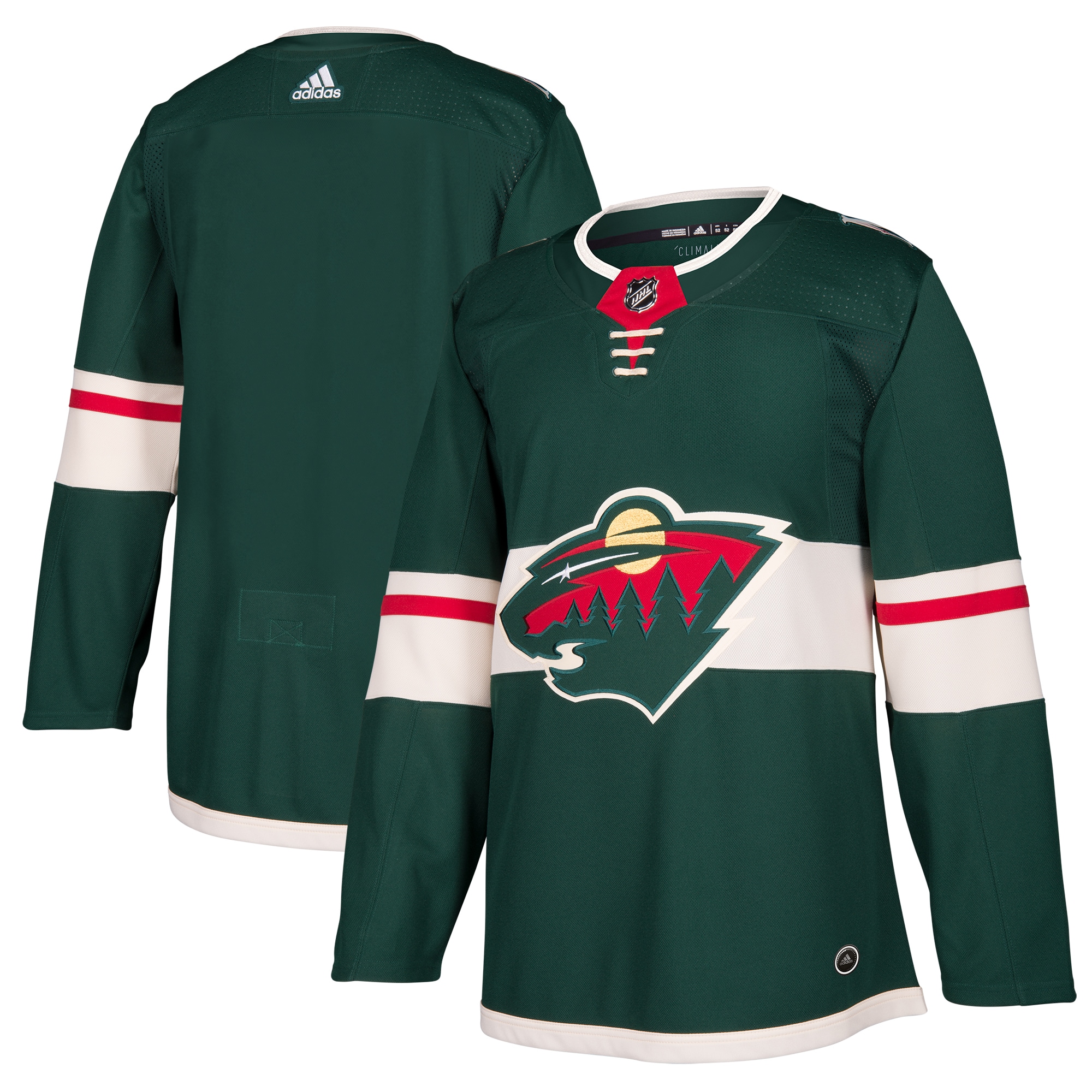 Minnesota Wild  Home  Blank Jersey – Green