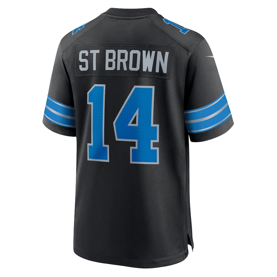 Detroit Lions Amon-Ra St. Brown Black 2nd Alternate Jersey