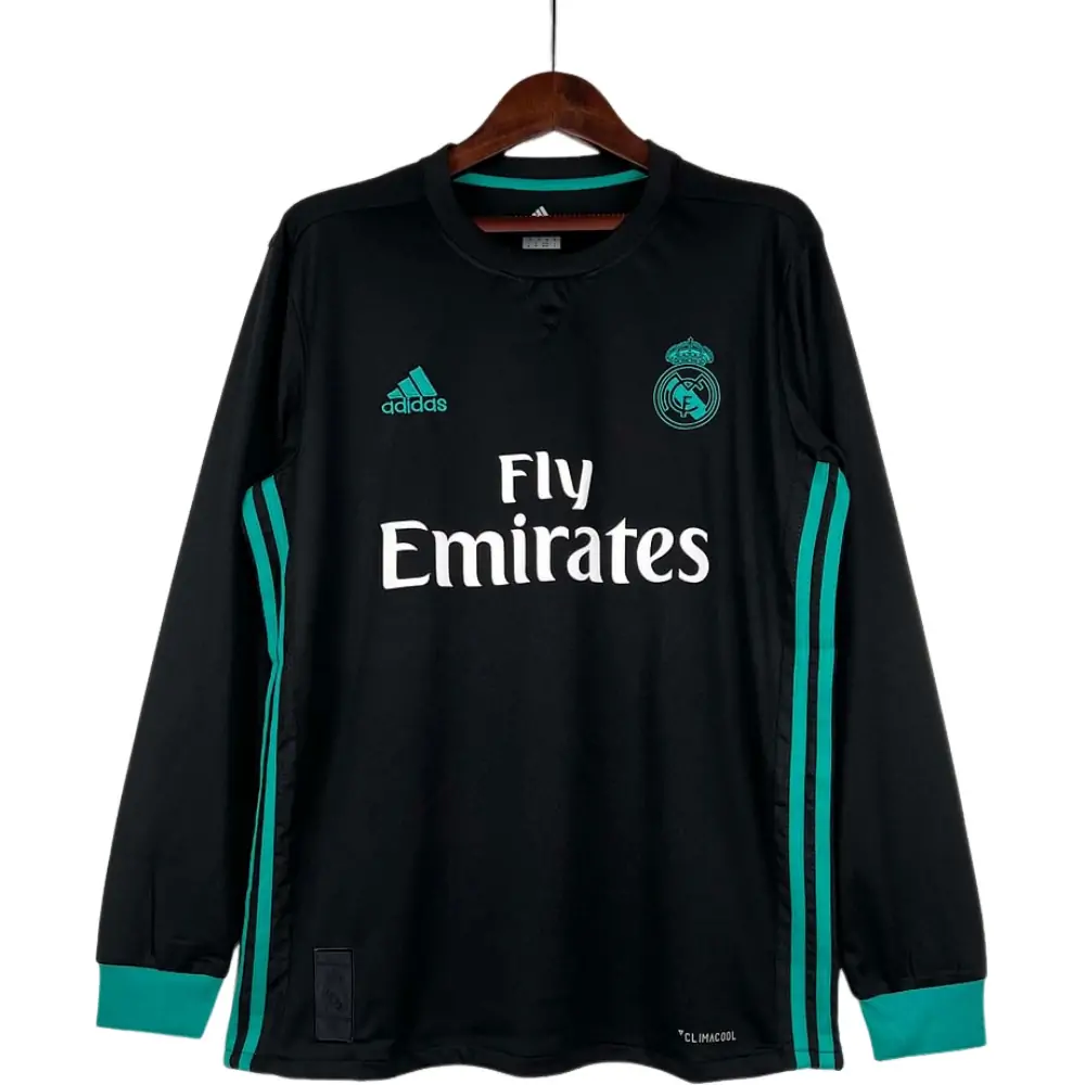 2017/2018 Real Madrid Away Long Sleeve Jersey 1:1 Thai Quality