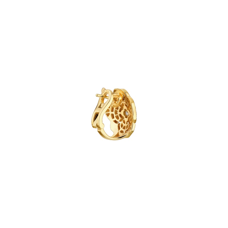 Bouton de Camélia earrings