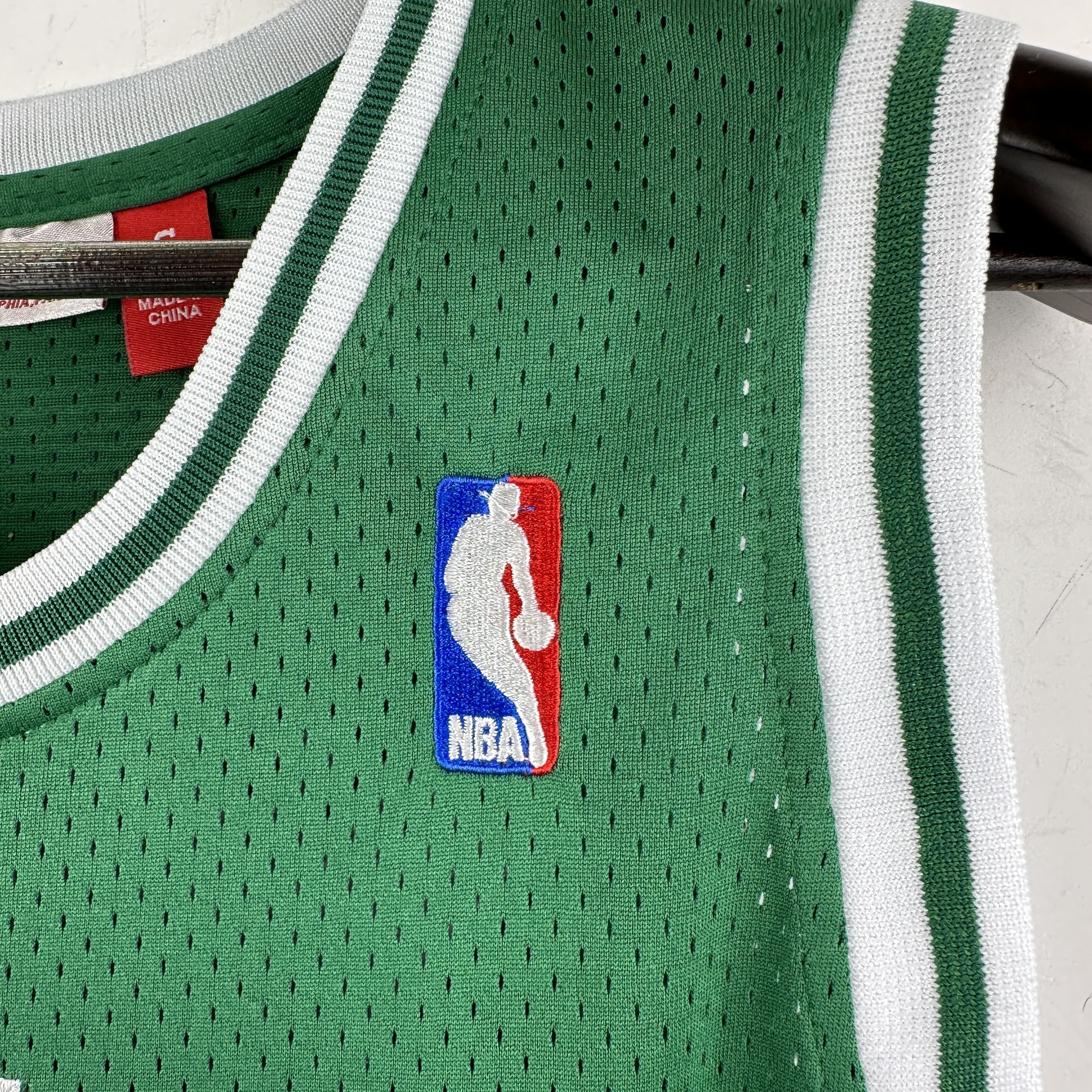 Embroidered MN Retro Jersey Celtics 07/08 Season Green No. 34 Pierce