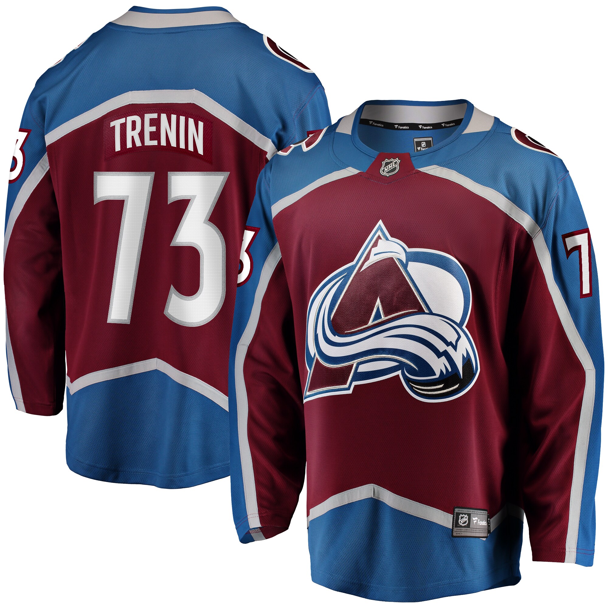 Yakov Trenin Colorado Avalanche Fanatics Home Premier Breakaway   Jersey – Maroon