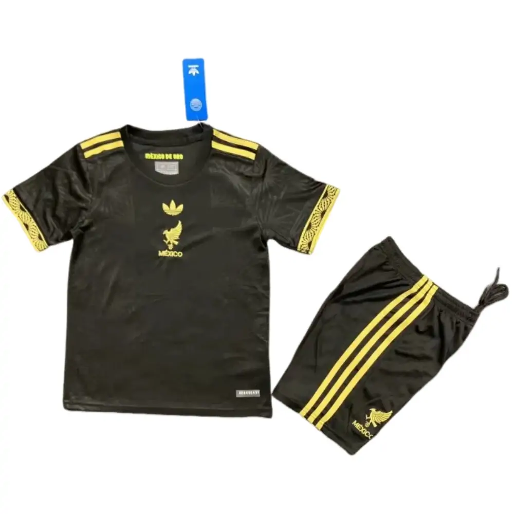 2025-26-Mexico Gold Cup Black Kit-Jersey-Children's Kit