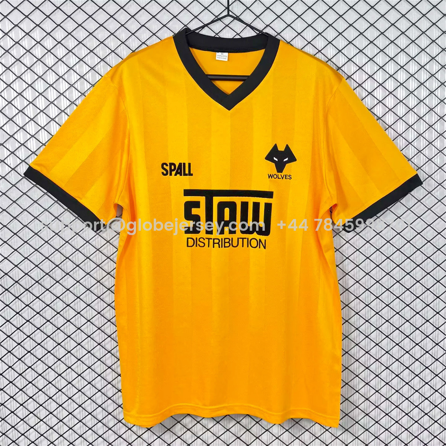 Retro Wolverhampton Wanderers Wolves 1986-88 Home Jersey