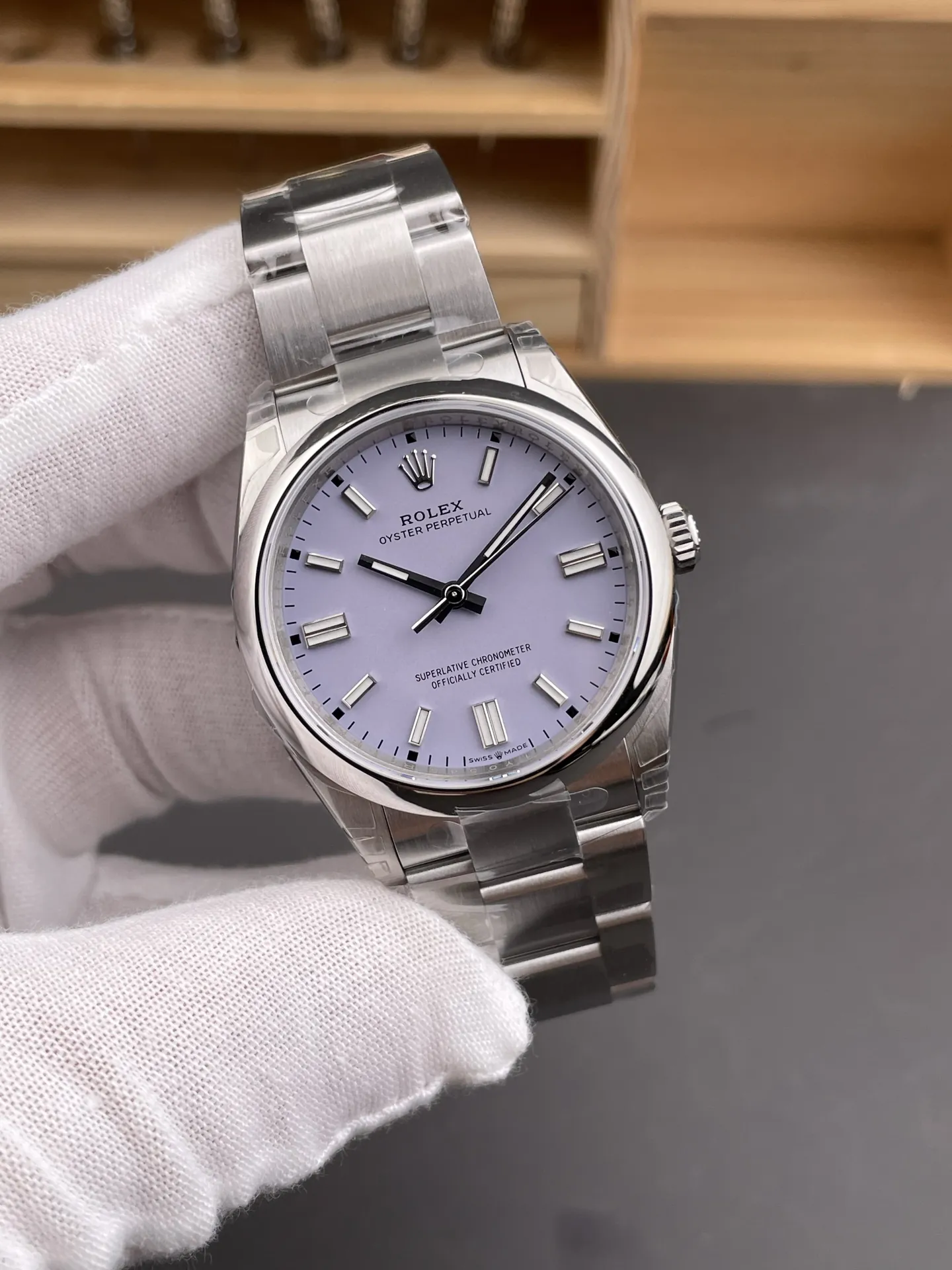 Rolex Oyster Perpetual Lavender 36mm