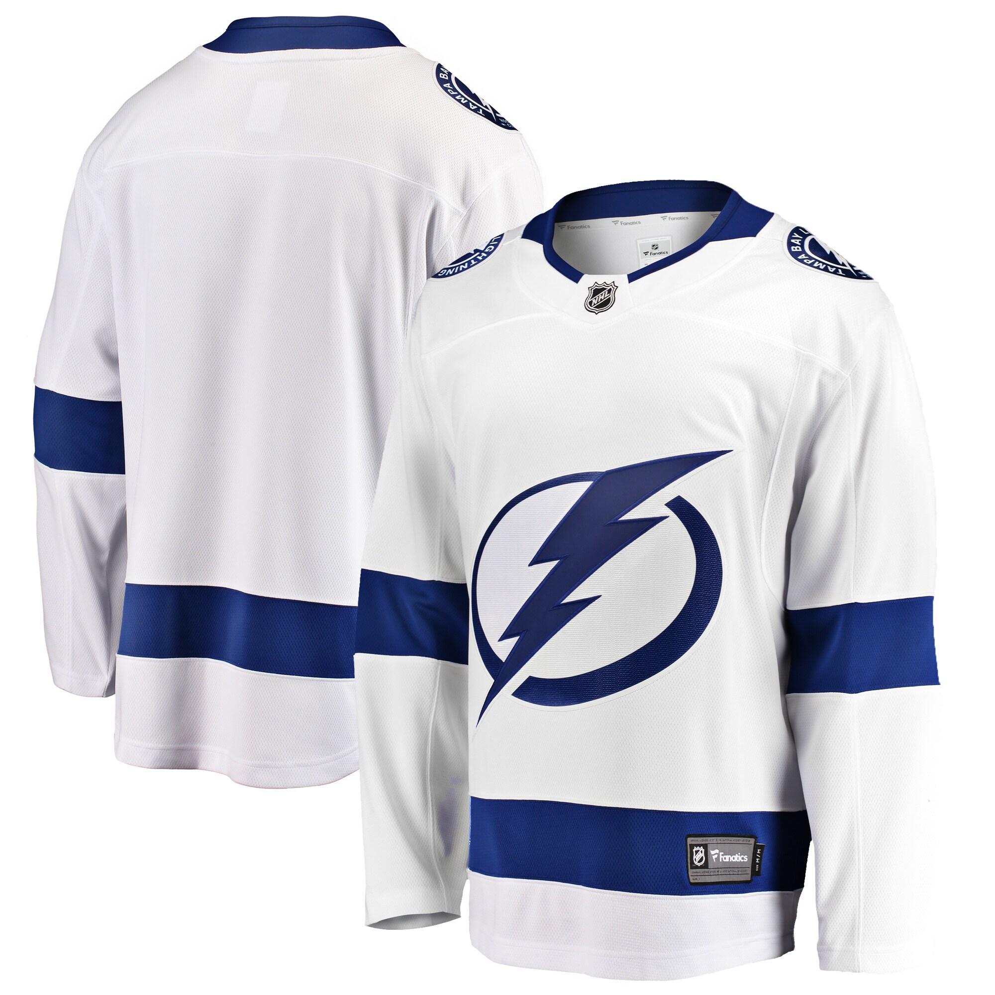 Tampa Bay Lightning Fanatics Breakaway Away Jersey – White