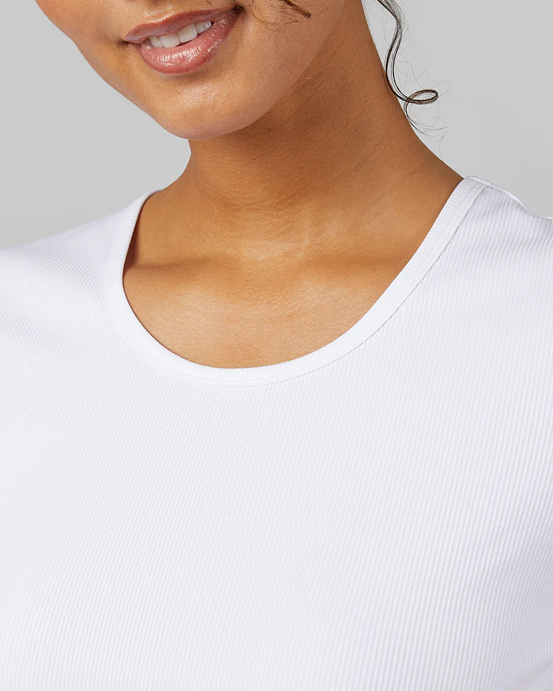WOMEN'S SOFT RIB FITTED T-SHIRT