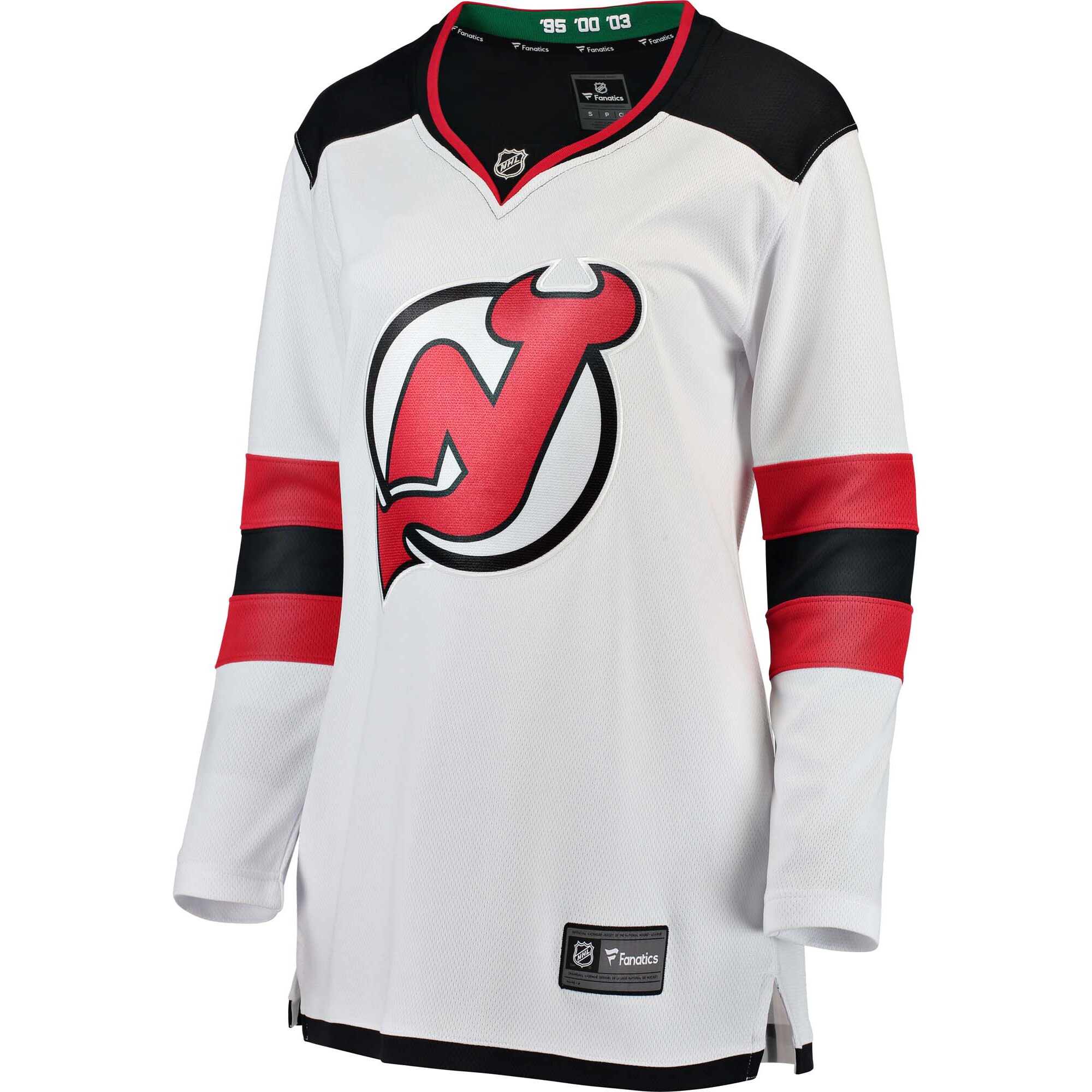 New Jersey Devils Fanatics Women’s Away Breakaway Jersey – White