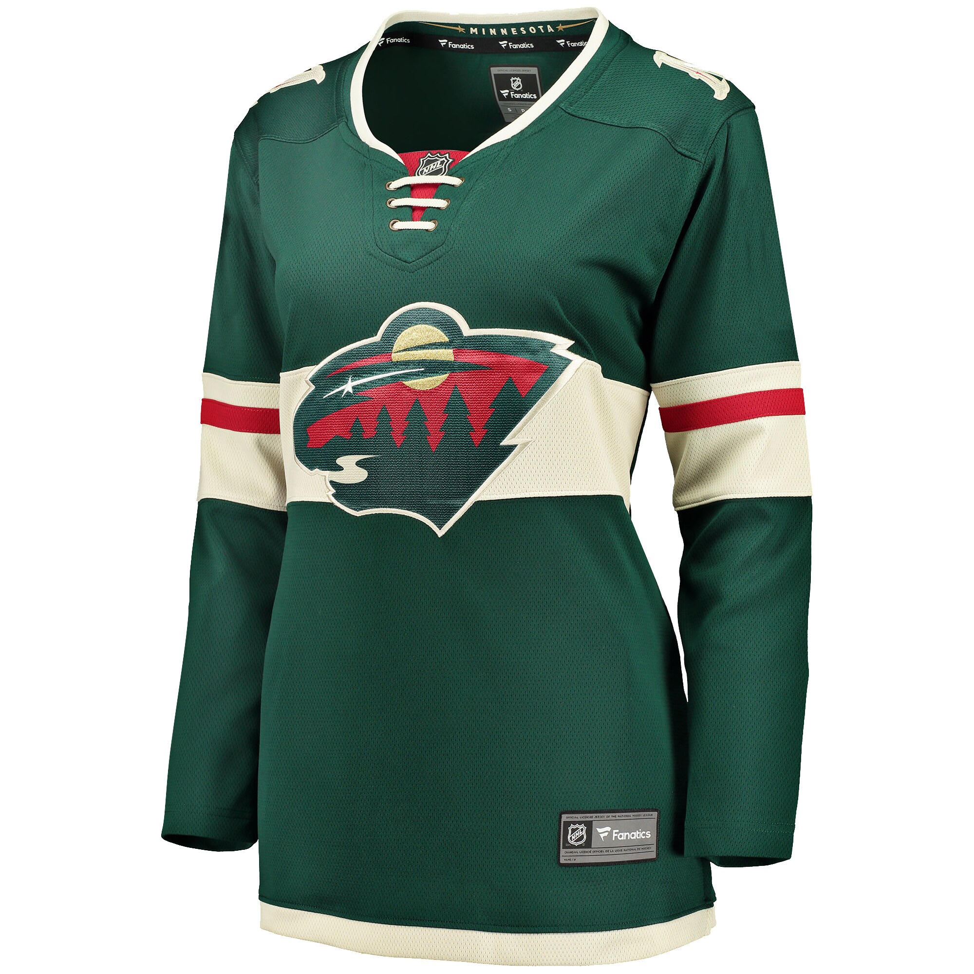 Minnesota Wild Fanatics Women’s Breakaway Home Jersey – Green