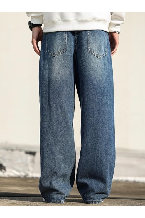 Men's Baggy Hip Hop Jeans Wide Leg