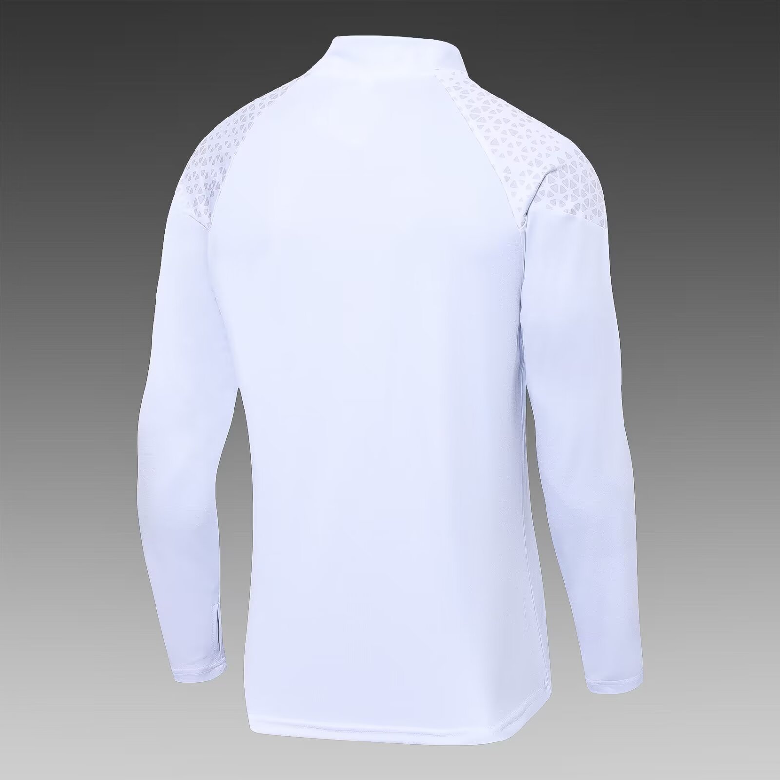 2023/2024 AC Milan Half Pull Training Wear White Football Jersey 1:1 Thailand Quality Suit