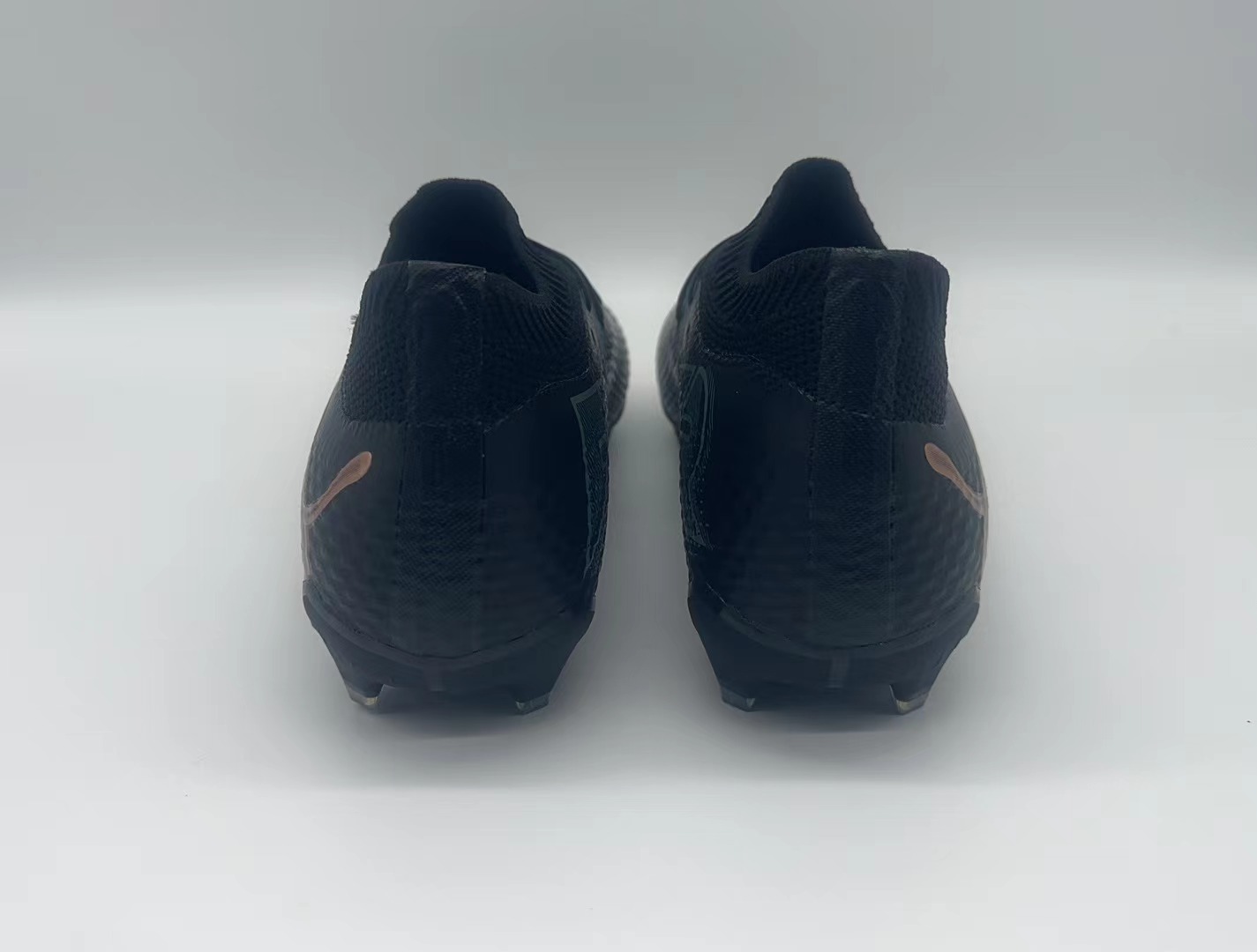 Black football shoes