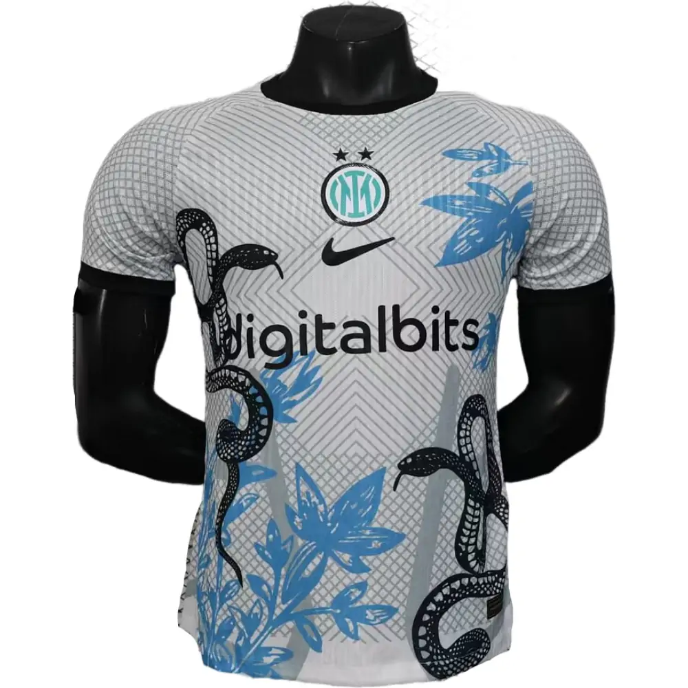 25-26 Inter Milan Special Edition White and Blue Jersey - Player Edition