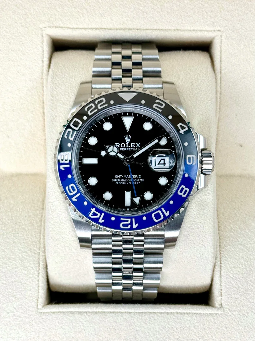 【Super Clone】Rolex GMT Master II 40 Batman 40mm 126710BNLR 2023