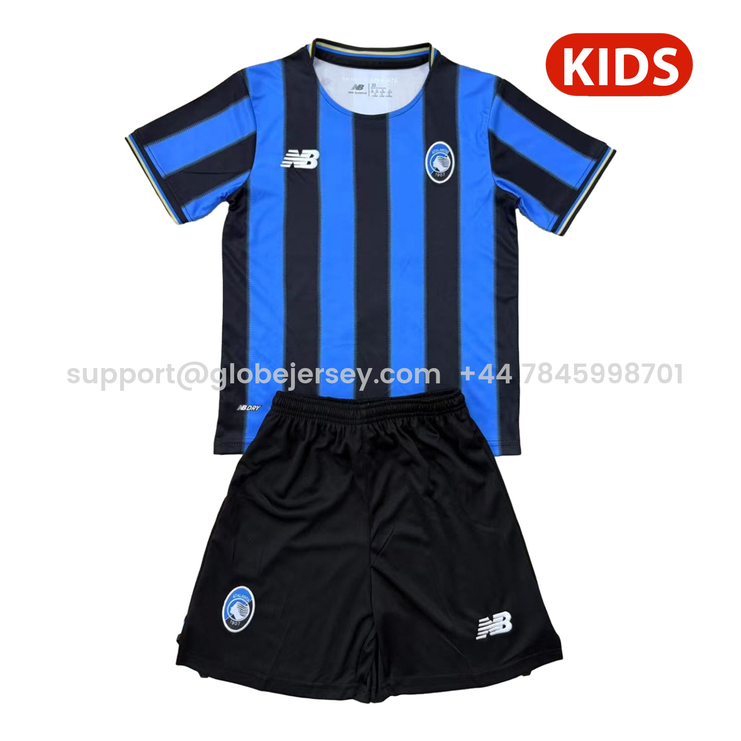 Atalanta 25-26 Home Unsponsored Kids Kit