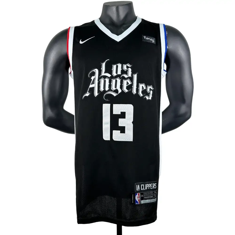 Embroidered Clippers Latin Black No. 13 George