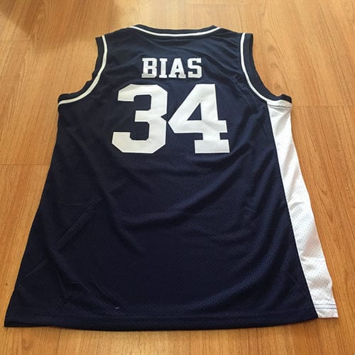Len Bias No. 34 Retro High School Black Jersey