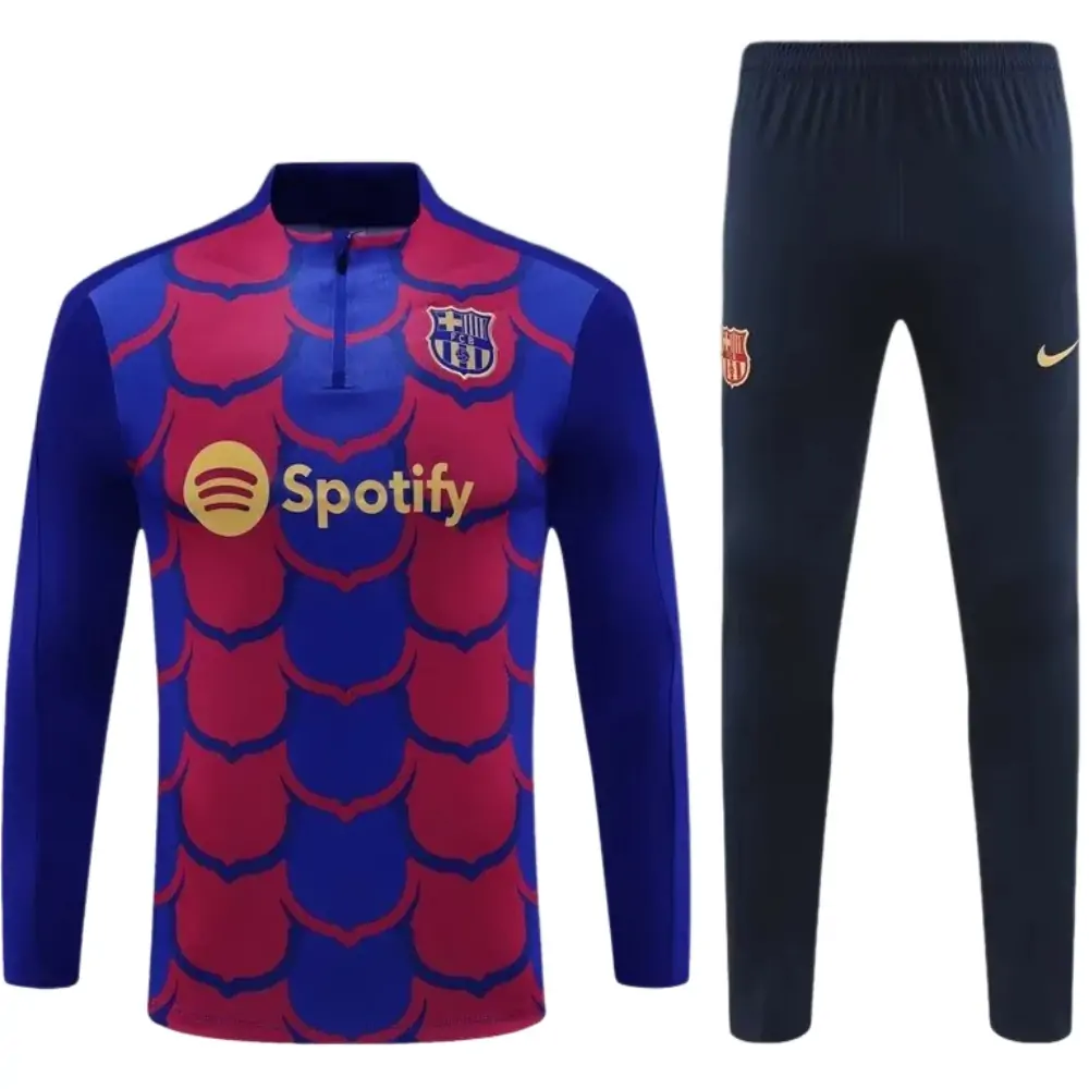 2024/25 Barcelona half-zip training kit