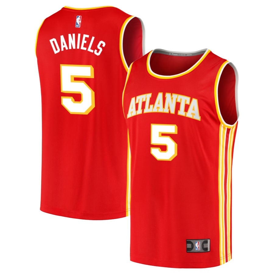 Dyson Daniels Men's Fanatics Red Atlanta Hawks Jersey