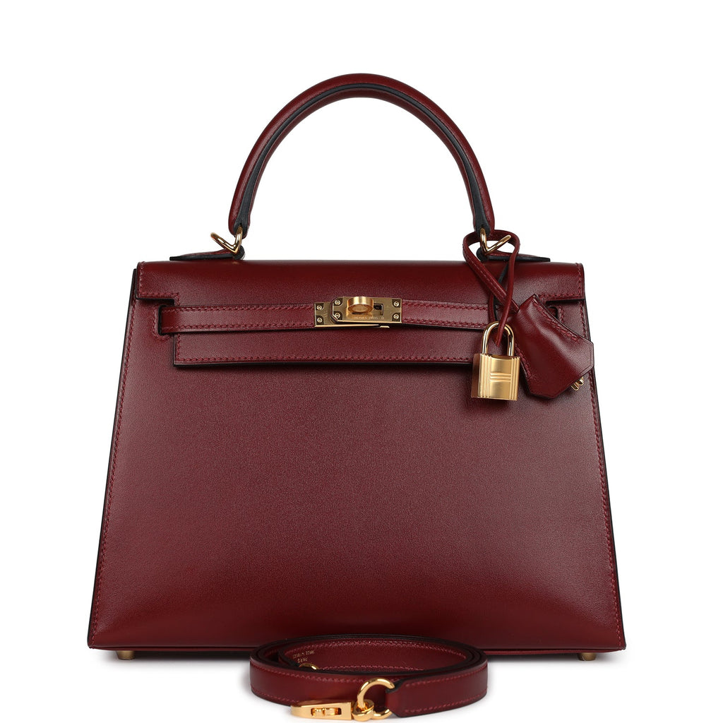 Kelly Sellier 25 Rouge H Box Gold Hardware